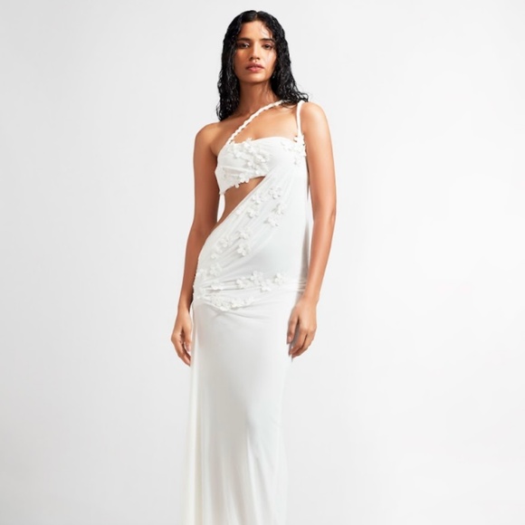 Deme LESLIE white maxi dress - Picture 4 of 16